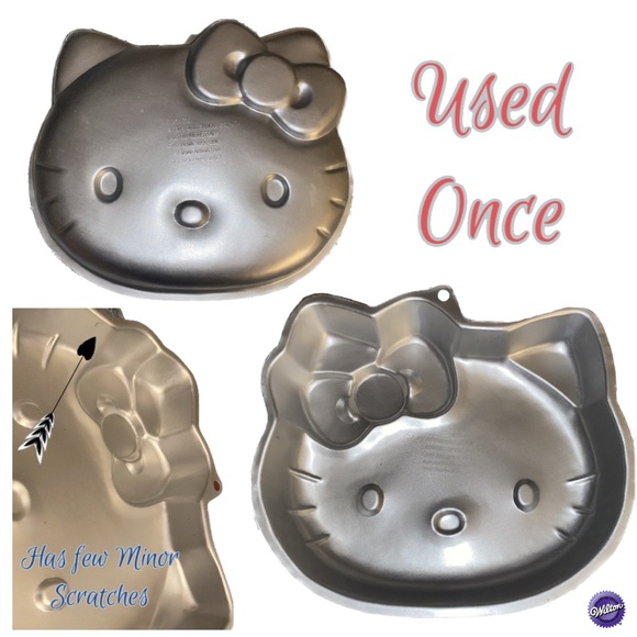 Wilton Lot of 2 Cake Pans Hello Kitty & Pony Horse - Picture 3 of 6